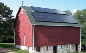 Barn with solar