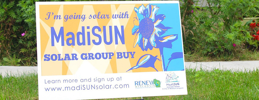 Madison Group Buy sign in yard