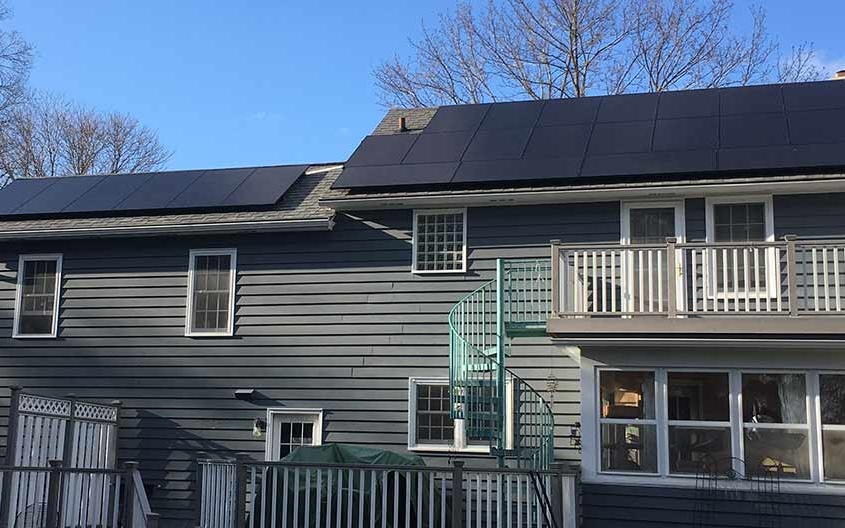 home with solar Middleton---8.2kW
