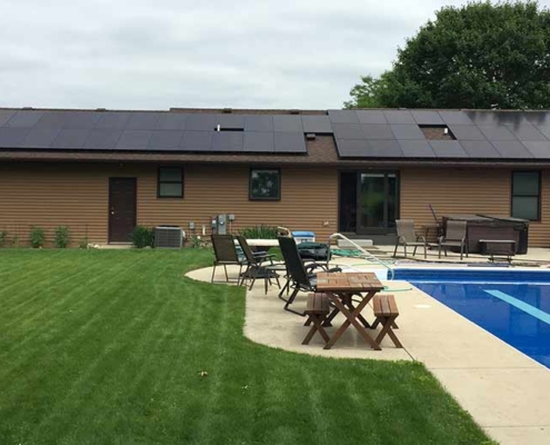 home with solar Waunakee---16.74