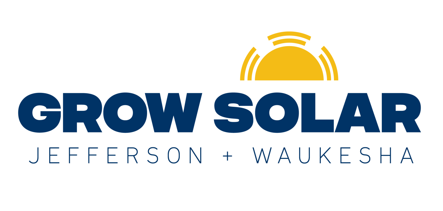Grow Solar Jefferson and Waukesha logo